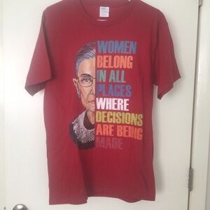Ruth Bader Ginsburg “Women Belong in All Places” Graphic Tee